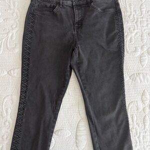 NYDJ Dark Gray Ami Skinny Jeans